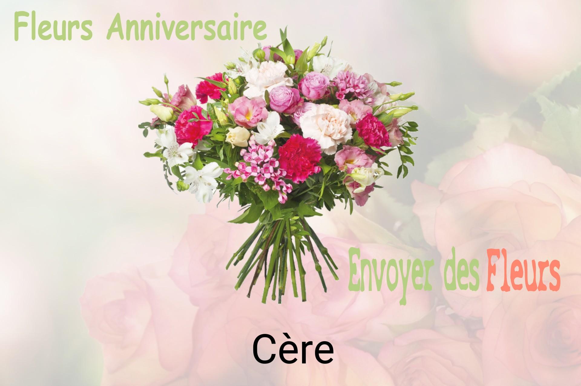 Bouquet de fleurs d’anniversaire livré à Cère